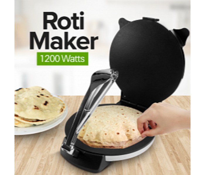 Mebashi ME-RM120 12 Inch Roti Maker 1200 W Stainless Steel and Black - Zoom Image 7