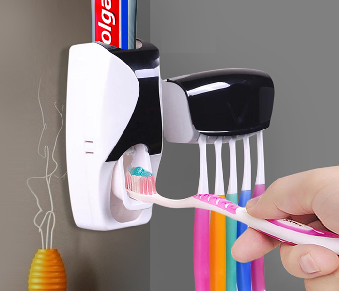 Epsilon EN3861 Tooth Brush Holder with Automatic Toothpaste Dispenser - Zoom Image 1