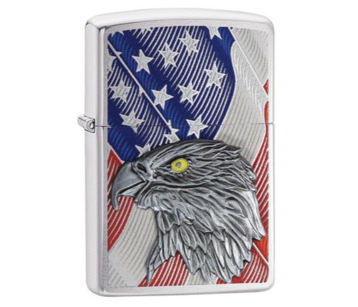 Zippo 29508 200 USA Flag With Eagle Emblem Lighter Multicolor - Zoom Image 3