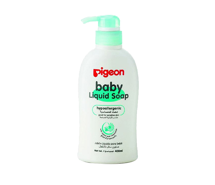 Pigeon N11583565A Baby Liquid Soap - 400ML, White - Zoom Image