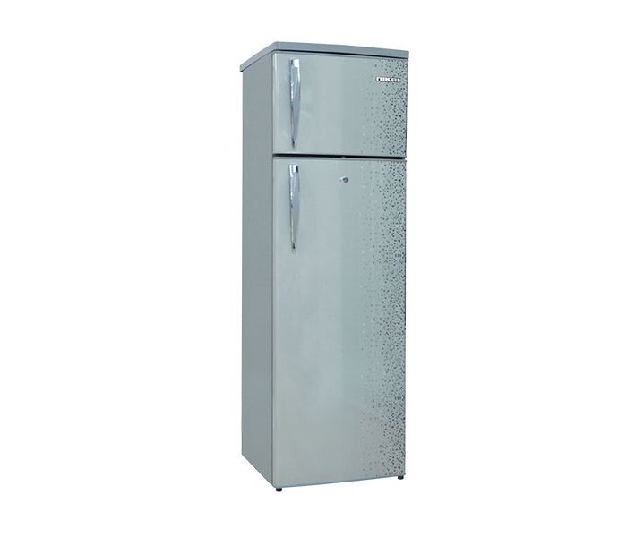 Nikai NRF240DN3M Double Door Defrost Metal Refrigerator 240 Liter Silver - Zoom Image 2