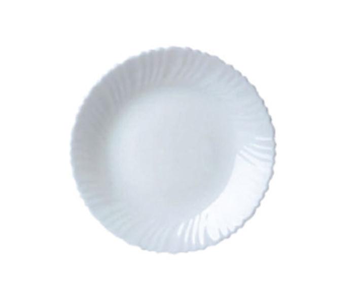 Royalford RF4526 9.5-inch Opal Ware Soup Plate - White - Zoom Image