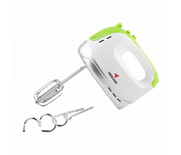 Mebashi ME-HM8002 High Power 5 Speed Hand Mixer 250 W White and Green - Zoom Image 5