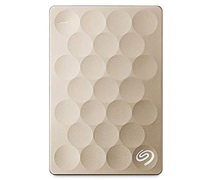 Seagate STEH2000201 2TB Backup Plus Ultra Slim Portable Hard Disk Drive Gold - Zoom Image 5