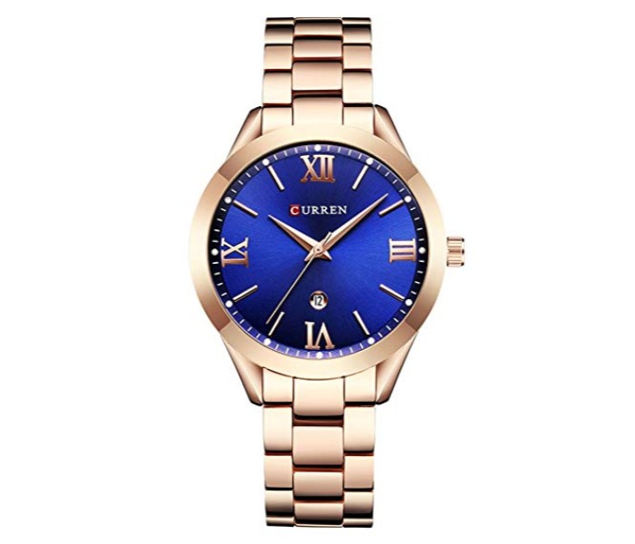 Curren Women's Water Resistant Alloy Analog Watch 9007 Blue - Zoom Image