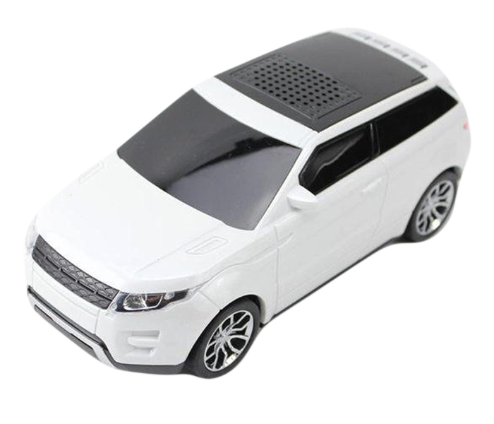 Portable Wireless Bluetooth Speaker WS-389 Range Rover Shape - White - Zoom Image 2