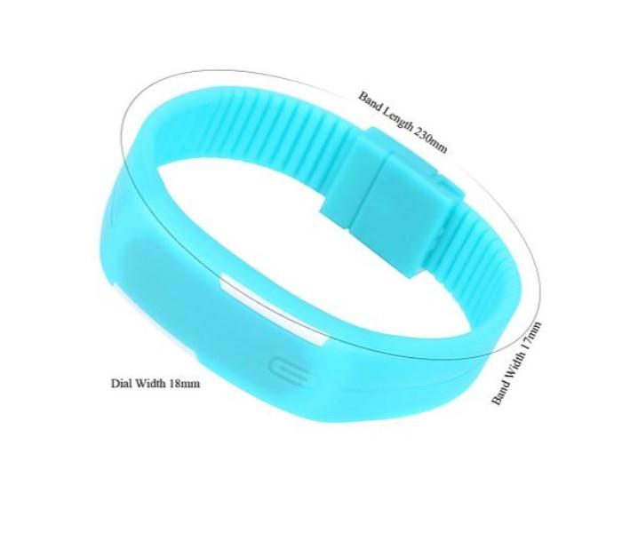 LED Sport Watch Water Resistant Fashionable Digital Bracelet - Blue - Zoom Image 1