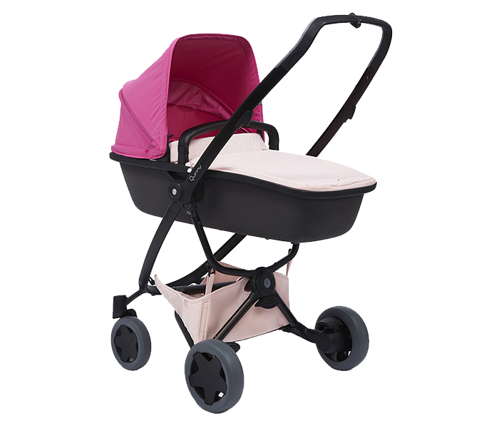 Quinny 1505627000 Zap Lux Carrycot - Blush On Graphite - Zoom Image 2