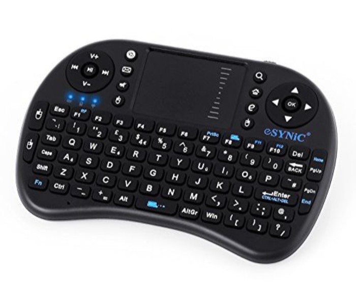 Wireless Keyboard for Pc, Notebook and Android Tv KYB100 Black - Zoom Image 2