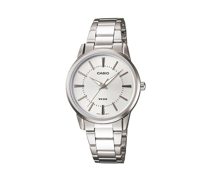 Casio LTP-1303D-7ADF Womens Analog Watch Silver - Zoom Image