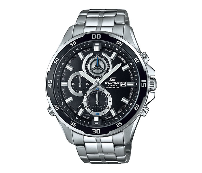 Casio Edifice EFR-547D-1AVUDF Mens Analog Watch Silver and Black - Zoom Image