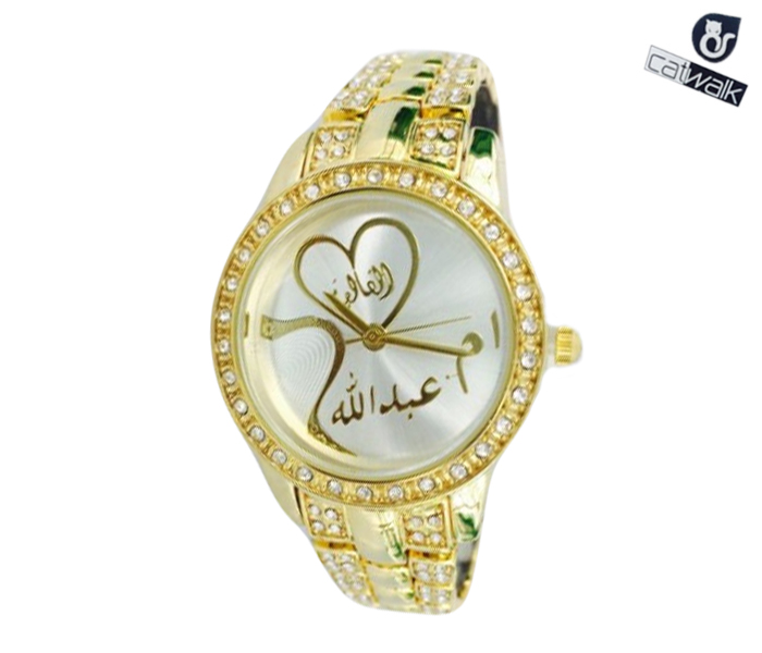 Catwalk CW-136 Genuine quality Fashionable Cz Watch For Women - Gold - Zoom Image