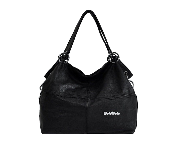 Vintage Shoulder Bag for Women - Black - Zoom Image 3