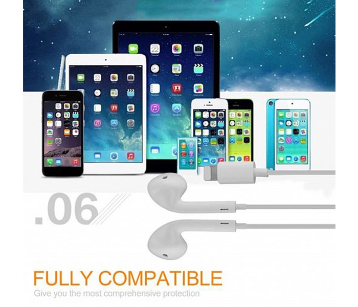 Earphone for Apple EarPods with Lightning Connector - White - Zoom Image 4