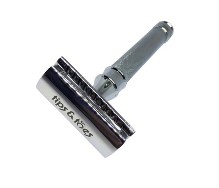 Tips & Toes TT-675 Stainless Steel Double Edge Safety Razor - Steel colour - Zoom Image 4