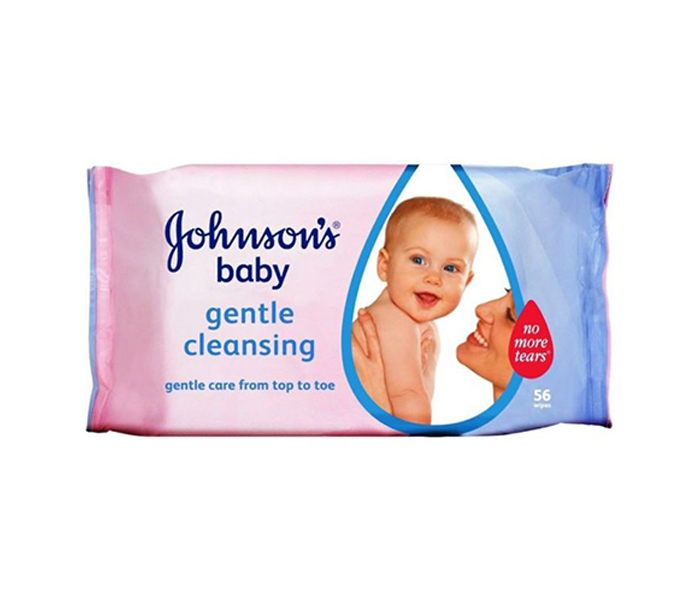 Johnsons Baby N11584307A Gentle Cleansing Wipes - 56 Pieces - Zoom Image