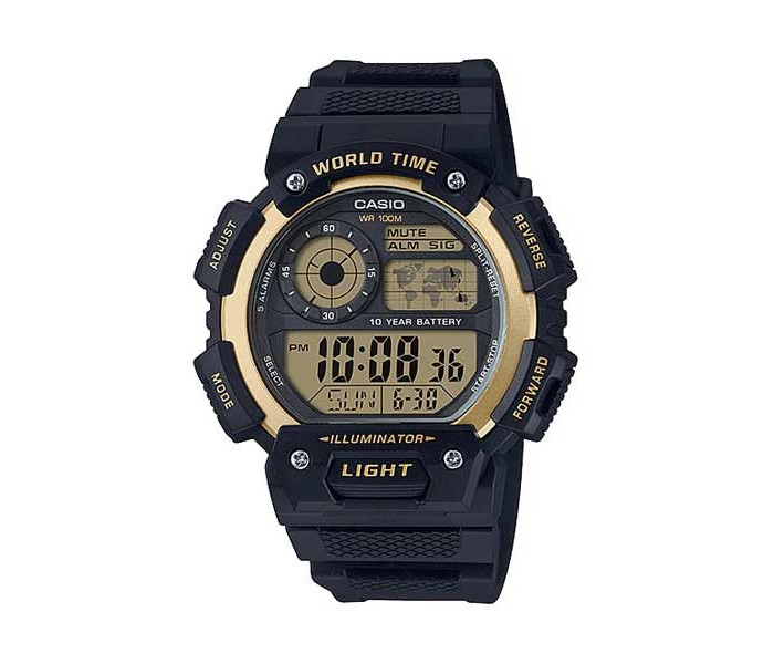 Casio AE-1400WH-9AVDF Mens Casual Digital Watch Black - Zoom Image