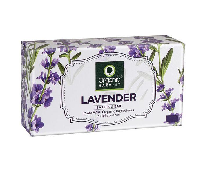 Organic Harvest Lavender Bathing Bar Soap - 175g - Zoom Image 1