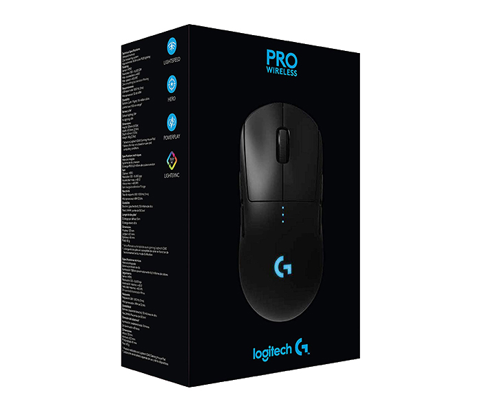 Logitech 910-005273 G PRO 2.4GHZ Wireless Gaming Mouse - Black - Zoom Image 4