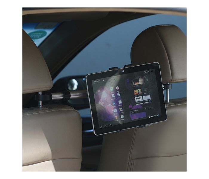 Promate Proholder4 Backseat Headrest Universal Car Mount Tablet Holder upto 10.2 inches - Black - Zoom Image 4