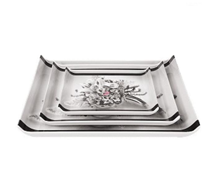 Epsilon EN4242 Serving Tray - White, 3 Pieces - Zoom Image 2