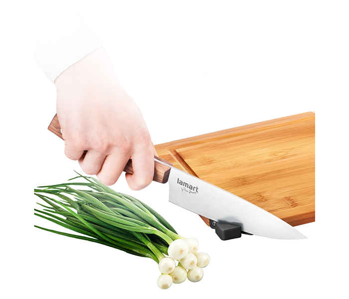 Lamart LT2061 Bamboo Cutting Board with Knife Sharpener - Zoom Image 2