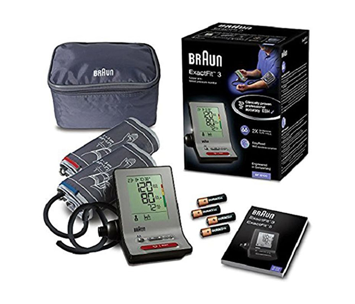 Braun ExactFit 3 Upper Arm Blood Pressure Monitor with Clinically