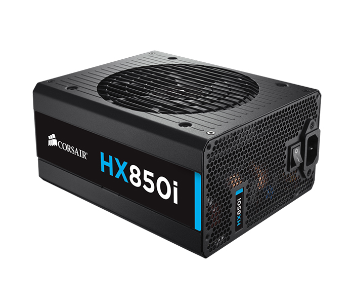 Corsair CP-9020073-UK HXi Series HX850i High-Performance ATX 850W 80 Plus Platinum Certified PSU - Black - Zoom Image 6