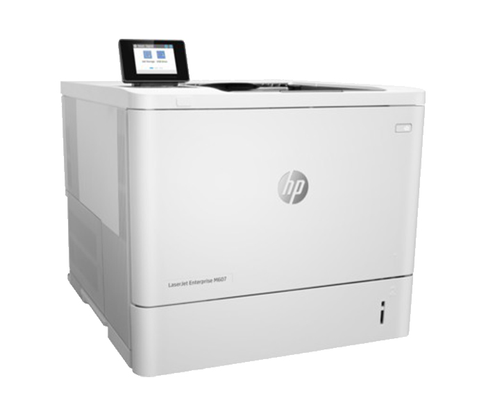 HP M607N LaserJet Enterprise Laser Printer - White - Zoom Image 3