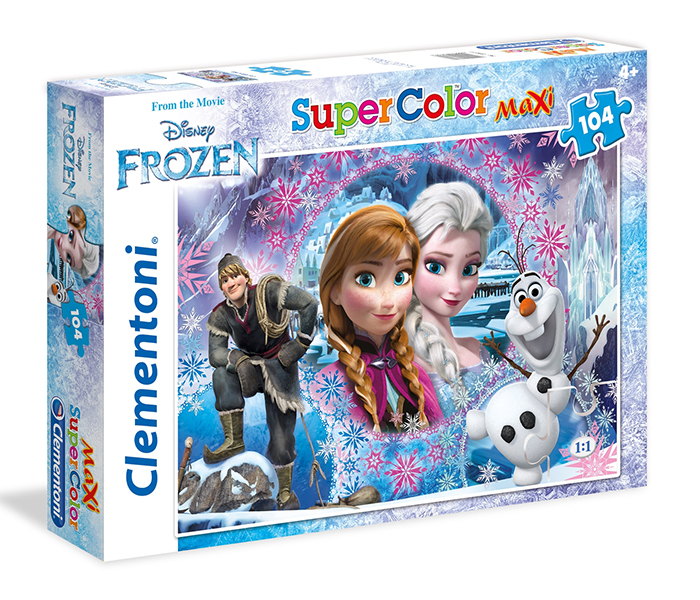 Clementoni 23662 Super Colour Frozen Maxi Queen of the North Mountain Children Puzzle - 104 Pieces - Zoom Image 2