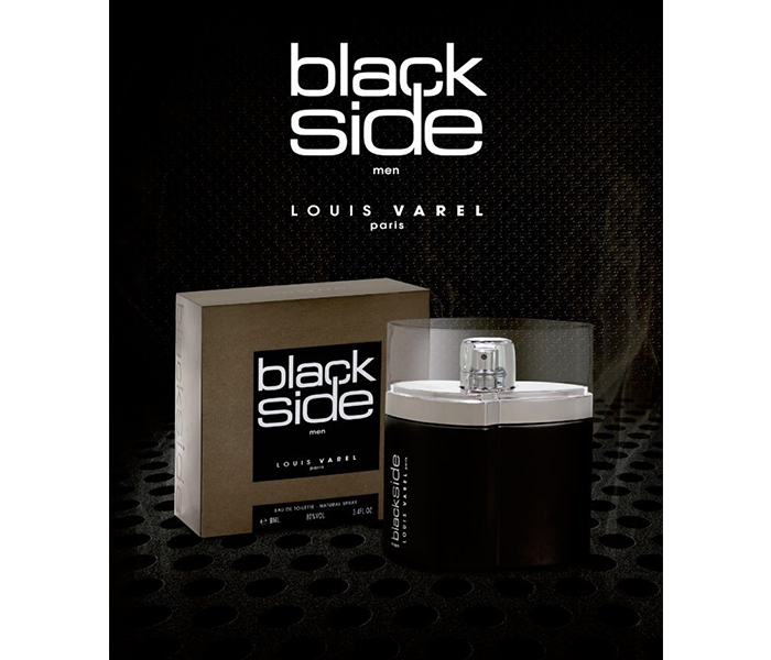 Louis Varel 90ml Black Side Eau De Toilette Spray for Men - Zoom Image 1