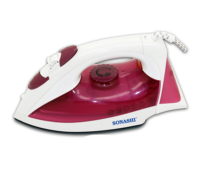 Sonashi SI-5045 2000W Steam Iron with Ceramic Soleplate - Pink - Zoom Image 4