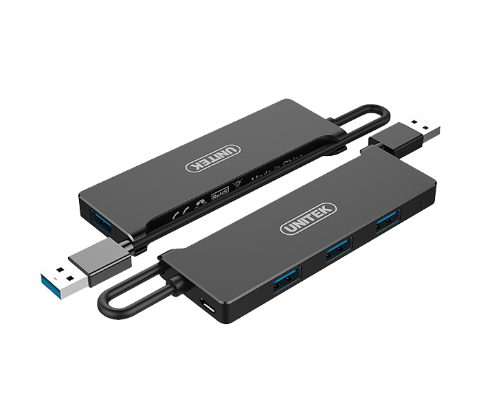 Unitek Y-3145 USB3.0 4-Port Hub - Black - Zoom Image 1