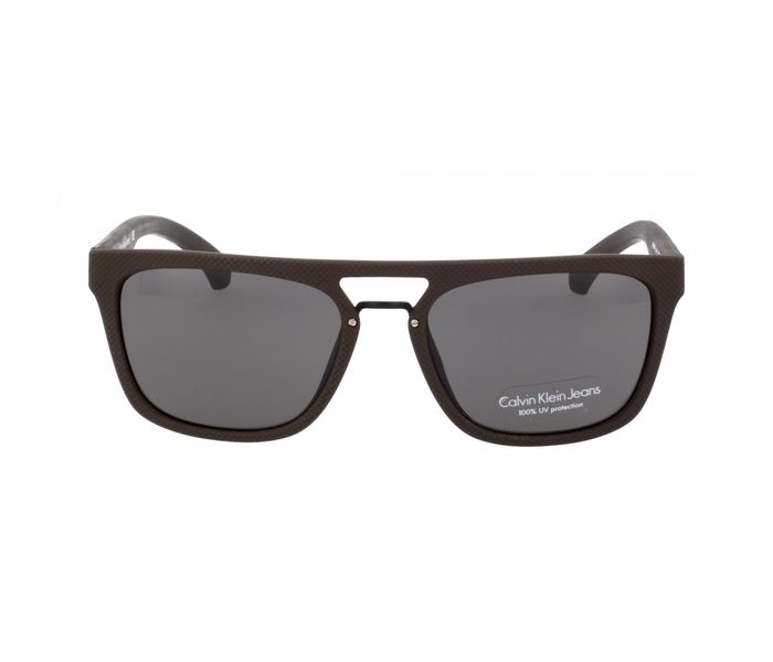 Calvin Klein CKJ801S 246 Wayfarer Brown Frame & Grey Mirrored Sunglasses for Unisex - Zoom Image 3