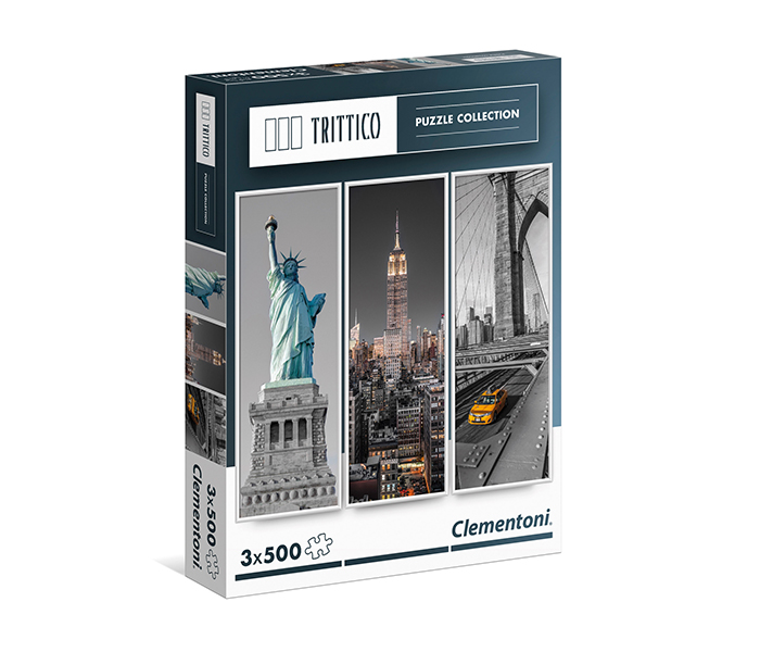 Clementoni 39305 Trittico Collection New York Adult Puzzle - 500 Pieces - Zoom Image 3