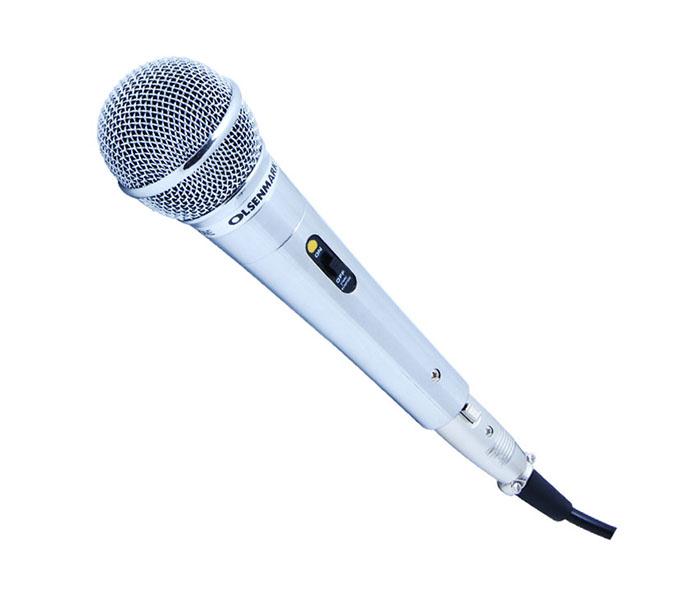 Olsenmark OMMP1215 Wire Microphone - Silver - Zoom Image