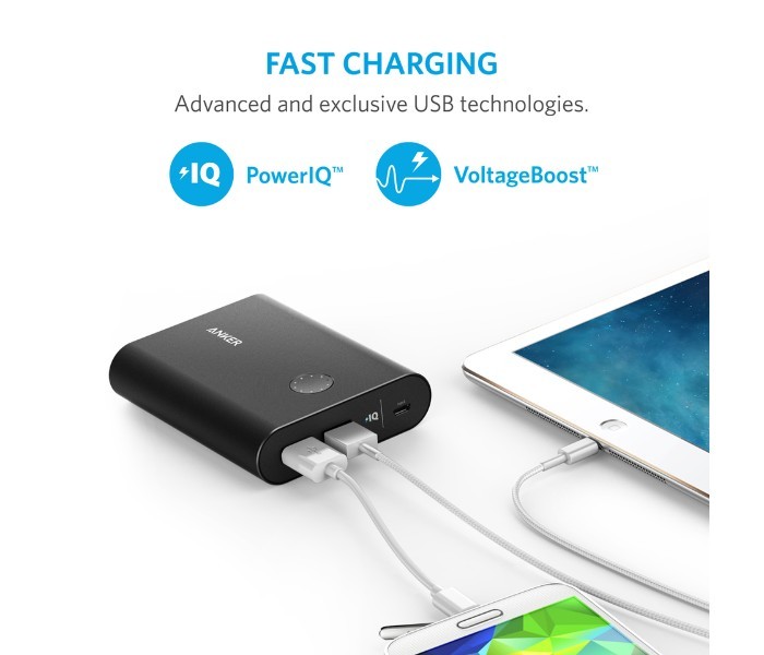 Anker A1315 Powercore Plus 13400 mAh Power Bank Black - Zoom Image 2