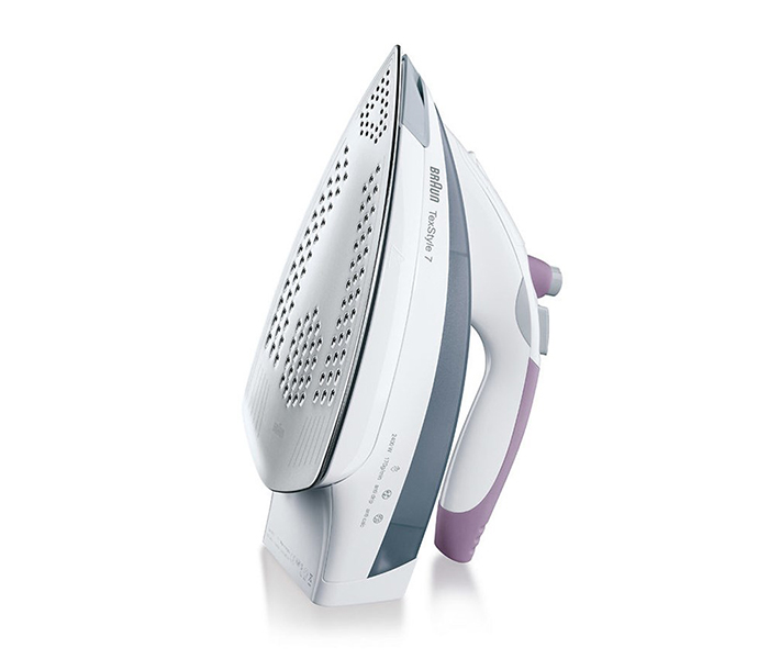 Braun TS-755 2400W TexStyle 7 Steam Iron, White & Mallow - Zoom Image 1