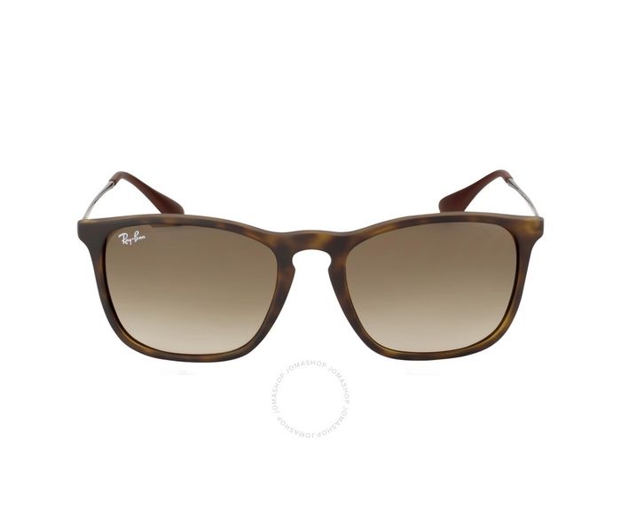 Ray-Ban 0RB4187-F 856/13 Wayfarer Tortoise Frame & Brown Gradient Mirrored Sunglasses for Unisex - Zoom Image 3