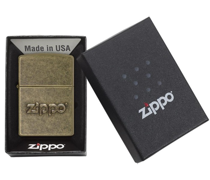 Zippo 28994 Stamp Lighter Antique Gold - Zoom Image 4