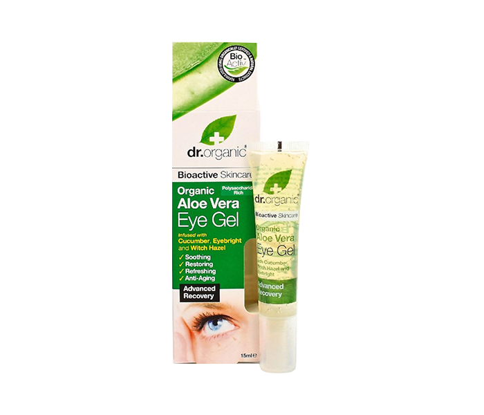 Dr.Organic N13985741A Organic Aloe Vera Eye Gel - 15ml - Zoom Image