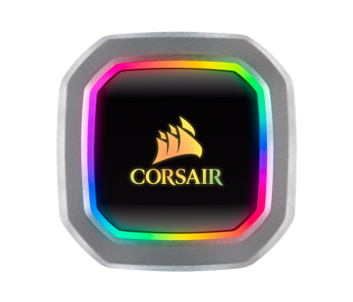 Corsair CW-9060039-WW Hydro Series H100i RGB Platinum 240mm Liquid CPU Cooler - Black - Zoom Image 3