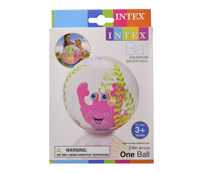 Intex ZX-58031 61CM Aquarium Transparent Beach Ball - Zoom Image 1