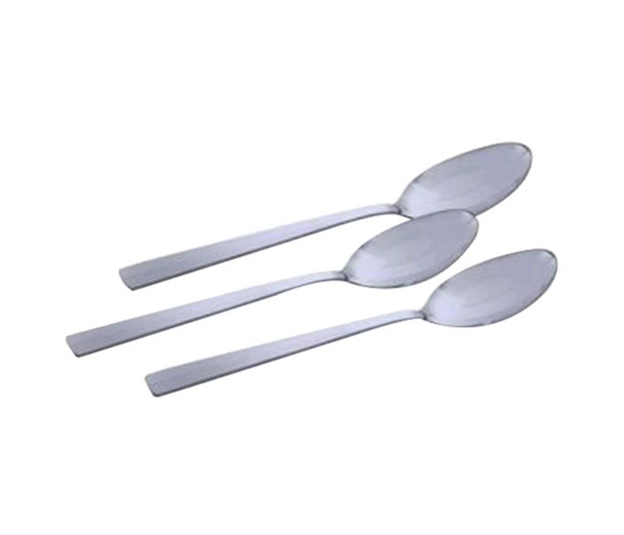 Delcasa DC1471 Stainless Steel Table Spoon - Silver, 3 Pieces - Zoom Image