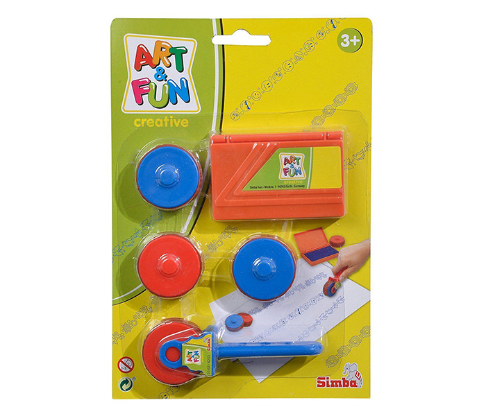 Simba 6314253 Art & Fun Rolling Stamp with 2 Assortment Set - Zoom Image 4