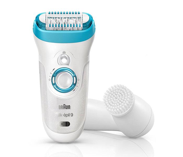 Braun SE 9549 Silkepil Wet & Dry Cordless Epilator - White & Blue - Zoom Image 2