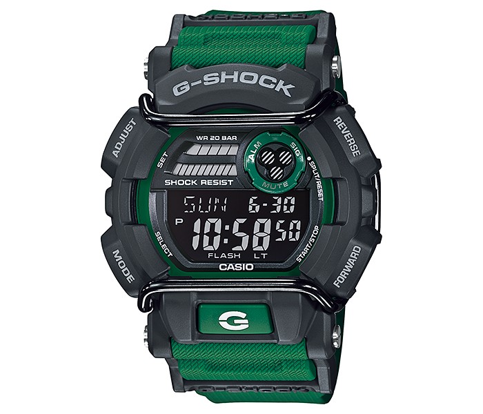 Casio G Shock GD-400-3DR Mens Digital Watch Green - Zoom Image 2