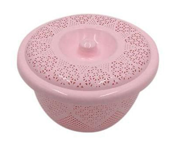 Royalford RF7726 3 Litre Storage Basket with Cover - Pink - Zoom Image