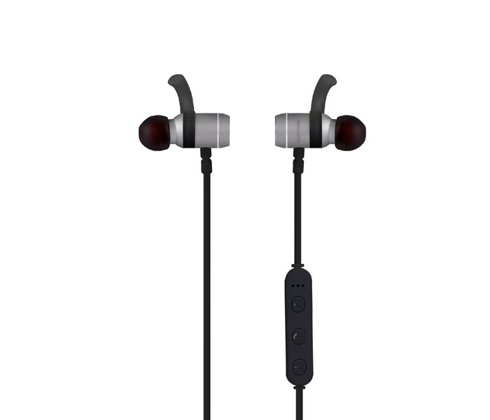 Promate Move Wireless Secure-Fit In-Ear Stereo Sporty Magnetic Earbuds, Grey - Zoom Image 6