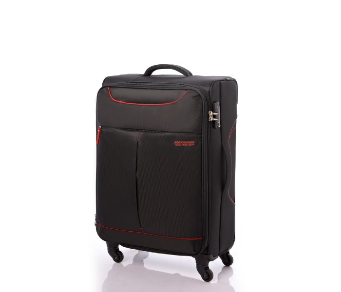 American Tourister GAT104LUG00620 Sky Spinner Soft 55Cm Black and Red - Zoom Image 3